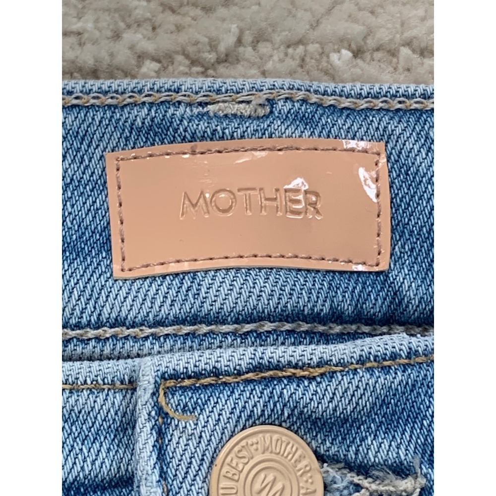 Mother Denim The Insider Crop Step Fray Jeans Size 24 Limited Edition Wash - Picture 12 of 16